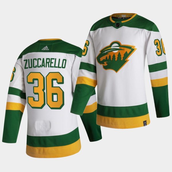 Minnesota Wild Mats Zuccarello Reverse White Jersey Minnesota Wild Mats Zuccarello Reverse White Jersey