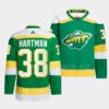 Minnesota Wild Ryan Hartman Reverse White Jersey