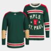 Minnesota Wild Team 2021 Reverse Retro White Jersey