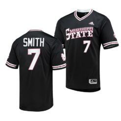 Mississippi State Bulldogs Brandon Smith College Baseball Replica Jersey Black