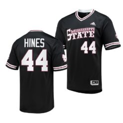Mississippi State Bulldogs Hunter Hines College Baseball Replica Jersey Black