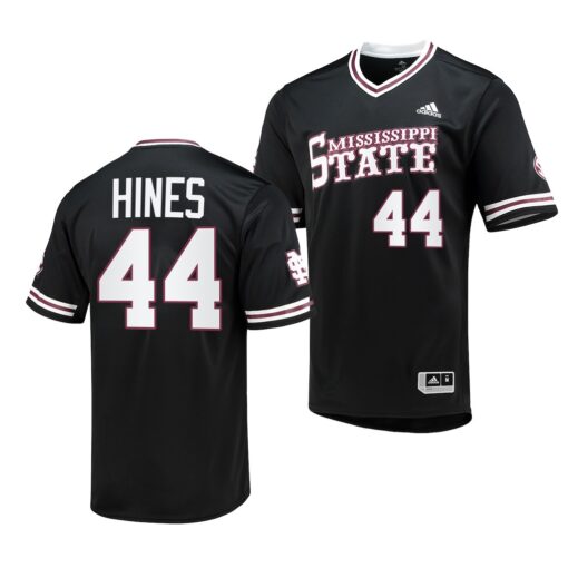 Mississippi State Bulldogs Hunter Hines College Baseball Replica Jersey Black
