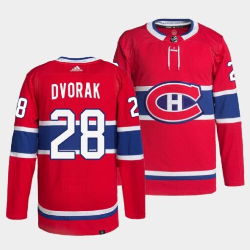 Montreal Canadiens Christian Dvorak Home Red Jersey