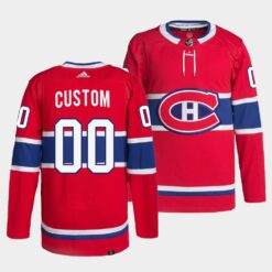 Montreal Canadiens Custom Home Red Jersey