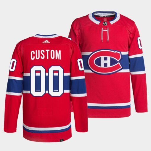 Montreal Canadiens Custom Home Red Jersey