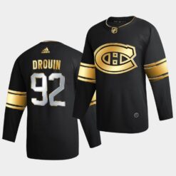 Montreal Canadiens Jonathan Drouin 2020-21 Golden Edition Limited Black Jersey