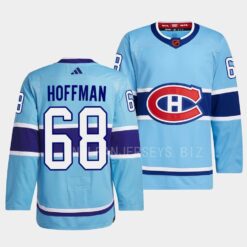 Montreal Canadiens Mike Hoffman 2022 Reverse Retro 2.0 Blue Jersey