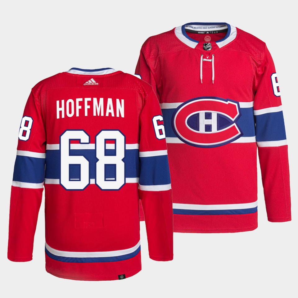 Montreal Canadiens Mike Hoffman Home Red Jersey Montreal Canadiens Mike Hoffman Home Red Jersey