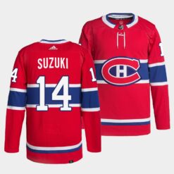 Montreal Canadiens Nick Suzuki Home Red Jersey