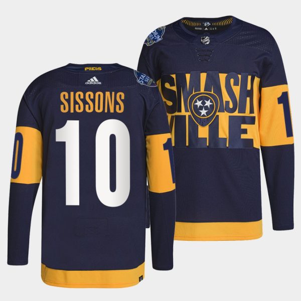 Nashville Predators Colton Sissons Stadium Series Navy Jersey Nashville Predators Colton Sissons Stadium Series Navy Jersey