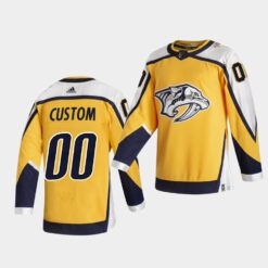 Nashville Predators Custom Reverse Gold Special Edition Jersey