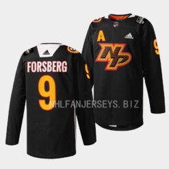 Nashville Predators Filip Forsberg 2023 Black History Month Black Jersey