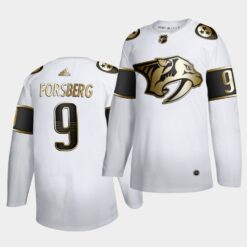 Nashville Predators Filip Forsberg Golden Edition Limited White Jersey