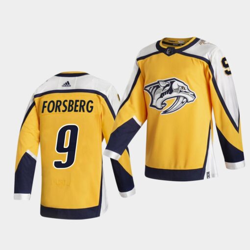 Nashville Predators Filip Forsberg Reverse Gold Special Edition Jersey