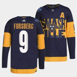 Nashville Predators Filip Forsberg Stadium Series Navy Jersey