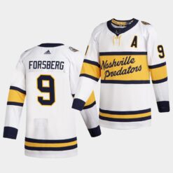 Nashville Predators Filip Forsberg Winter Classic White Jersey