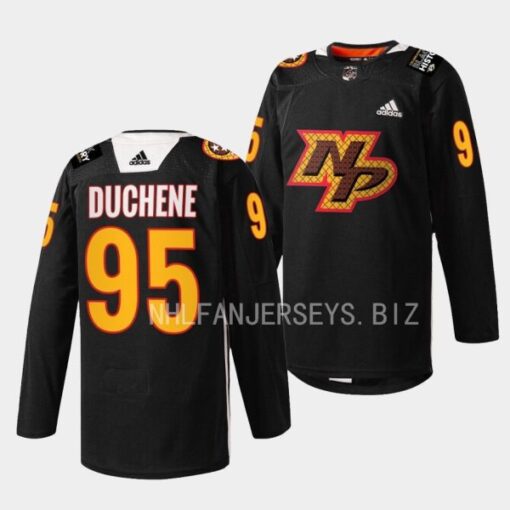 Nashville Predators Matt Duchene 2023 Black History Month Black Jersey