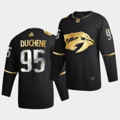 Nashville Predators Matt Duchene Golden Edition Limited Black Jersey