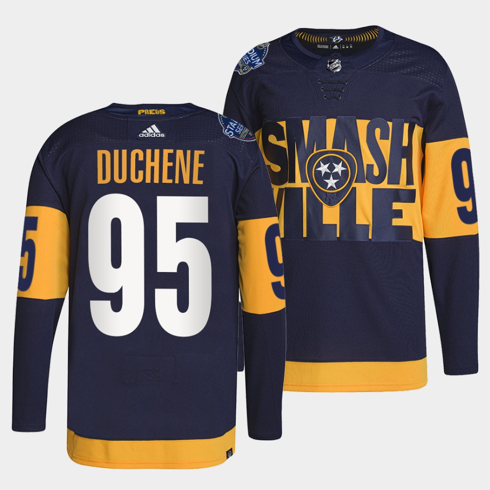 Nashville Predators Matt Duchene Stadium Series Navy Jersey Nashville Predators Matt Duchene Stadium Series Navy Jersey