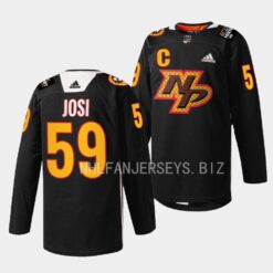Nashville Predators Roman Josi 2023 Black History Month Black Jersey