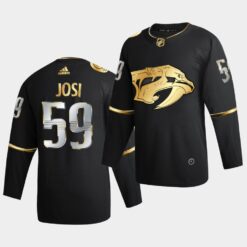 Nashville Predators Roman Josi Golden Edition Limited Black Jersey