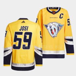 Nashville Predators Roman Josi Reverse Yellow Jersey