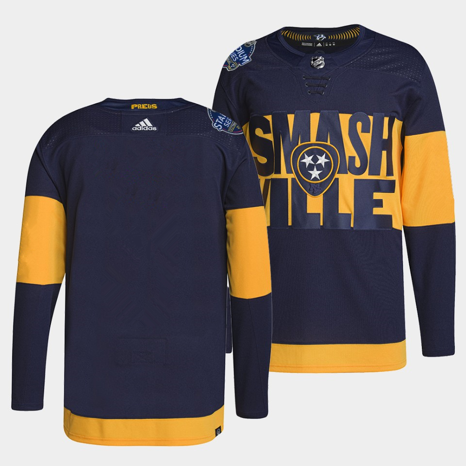 Nashville Predators Team 2022 Stadium Series Navy Jersey Nashville Predators Team 2022 Stadium Series Navy Jersey
