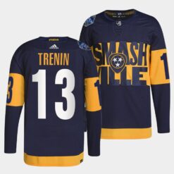 Nashville Predators Yakov Trenin Stadium Series Navy Jersey