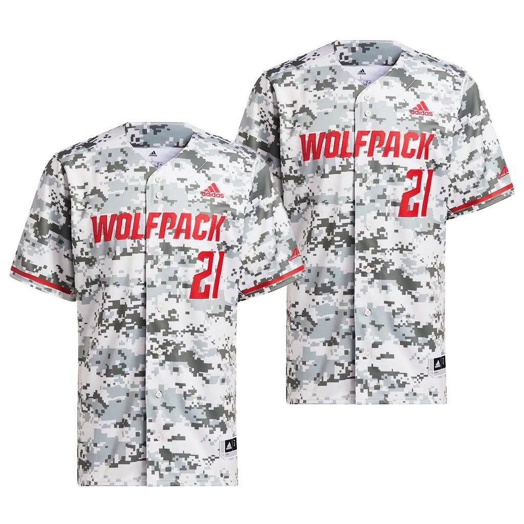 NC State Wolfpack College Baseball Camo Replica Jersey NC State Wolfpack College Baseball Camo Replica Jersey