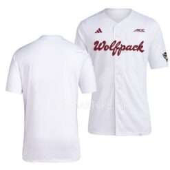 NC State Wolfpack College Baseball White Jersey