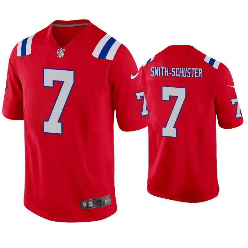 New England Patriots JuJu Smith-Schuster Red Alternate Limited Jersey New England Patriots JuJu Smith-Schuster Red Alternate Limited Jersey
