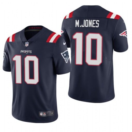New England Patriots Mac Jones Navy Limited Jersey