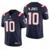 New England Patriots Mac Jones Gray Inverted Limited Jersey