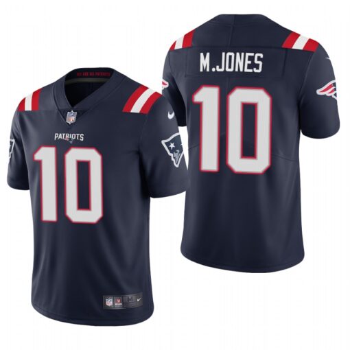New England Patriots Mac Jones Navy Limited Jersey