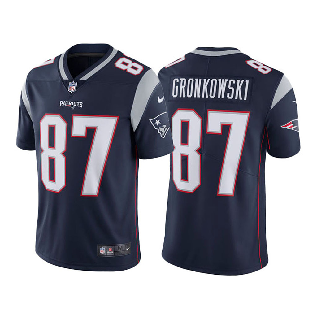 New England Patriots Rob Gronkowski Navy Limited Jersey New England Patriots Rob Gronkowski Navy Limited Jersey
