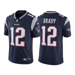 New England Patriots Tom Brady Navy Limited Jersey