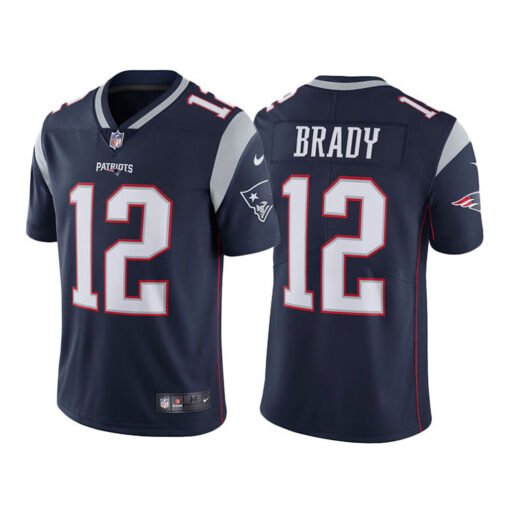 New England Patriots Tom Brady Navy Limited Jersey