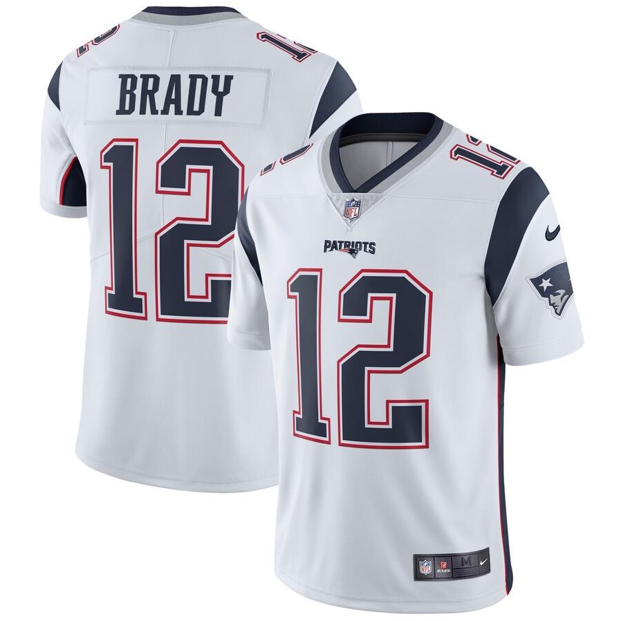 New England Patriots Tom Brady White Limited Jersey New England Patriots Tom Brady White Limited Jersey