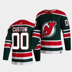 New Jersey Devils Custom Reverse Green Special Edition Jersey
