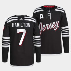 New Jersey Devils Dougie Hamilton Alternate Black Jersey