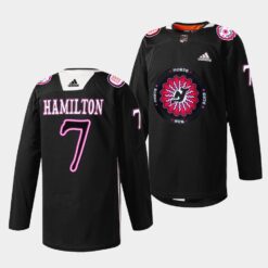 New Jersey Devils Dougie Hamilton Hispanic Heritage Night Black Jersey