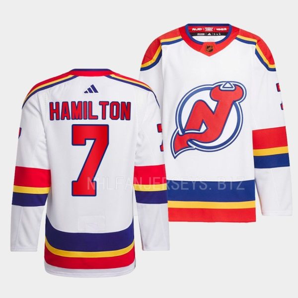 New Jersey Devils Dougie Hamilton Reverse White Jersey New Jersey Devils Dougie Hamilton Reverse White Jersey