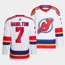 New Jersey Devils Dougie Hamilton Reverse White Jersey