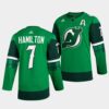 New Jersey Devils Dougie Hamilton Reverse Special Edition Green Jersey