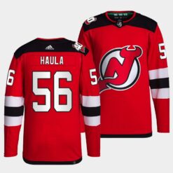 New Jersey Devils Erik Haula Home Red Jersey