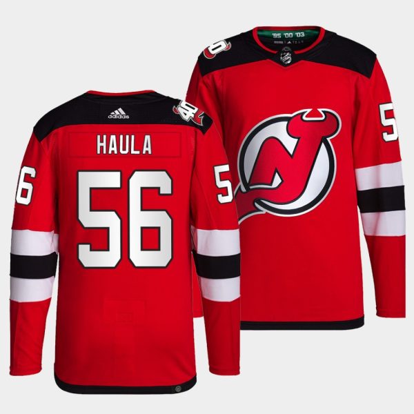 New Jersey Devils Erik Haula Home Red Jersey New Jersey Devils Erik Haula Home Red Jersey