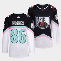 New Jersey Devils Jack Hughes 2023 NHL All-Star Black Eastern Conference Jersey
