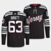 New Jersey Devils Jesper Bratt 2022-23 Heritage White Jersey