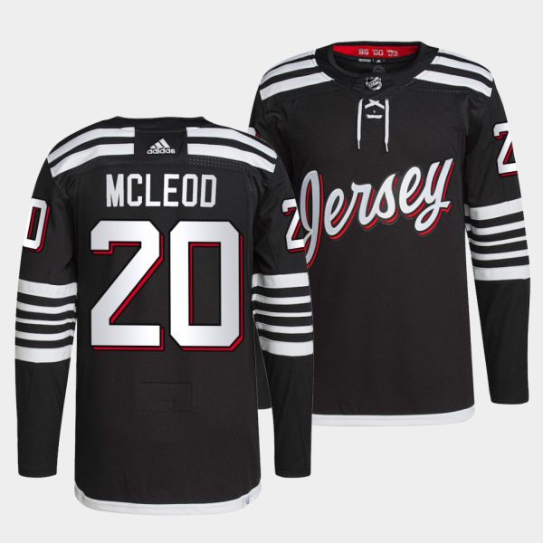 New Jersey Devils Michael McLeod Alternate Black Jersey New Jersey Devils Michael McLeod Alternate Black Jersey