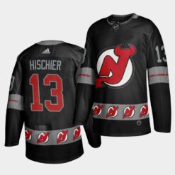New Jersey Devils Nico Hischier sleeve Breakaway Jersey